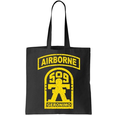 Vintage Mod 1 Geronimo 509th Airborne Parachute Infantry Bag