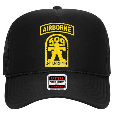 Vintage Mod 1 Geronimo 509th Airborne Parachute Infantry Trucker Hat