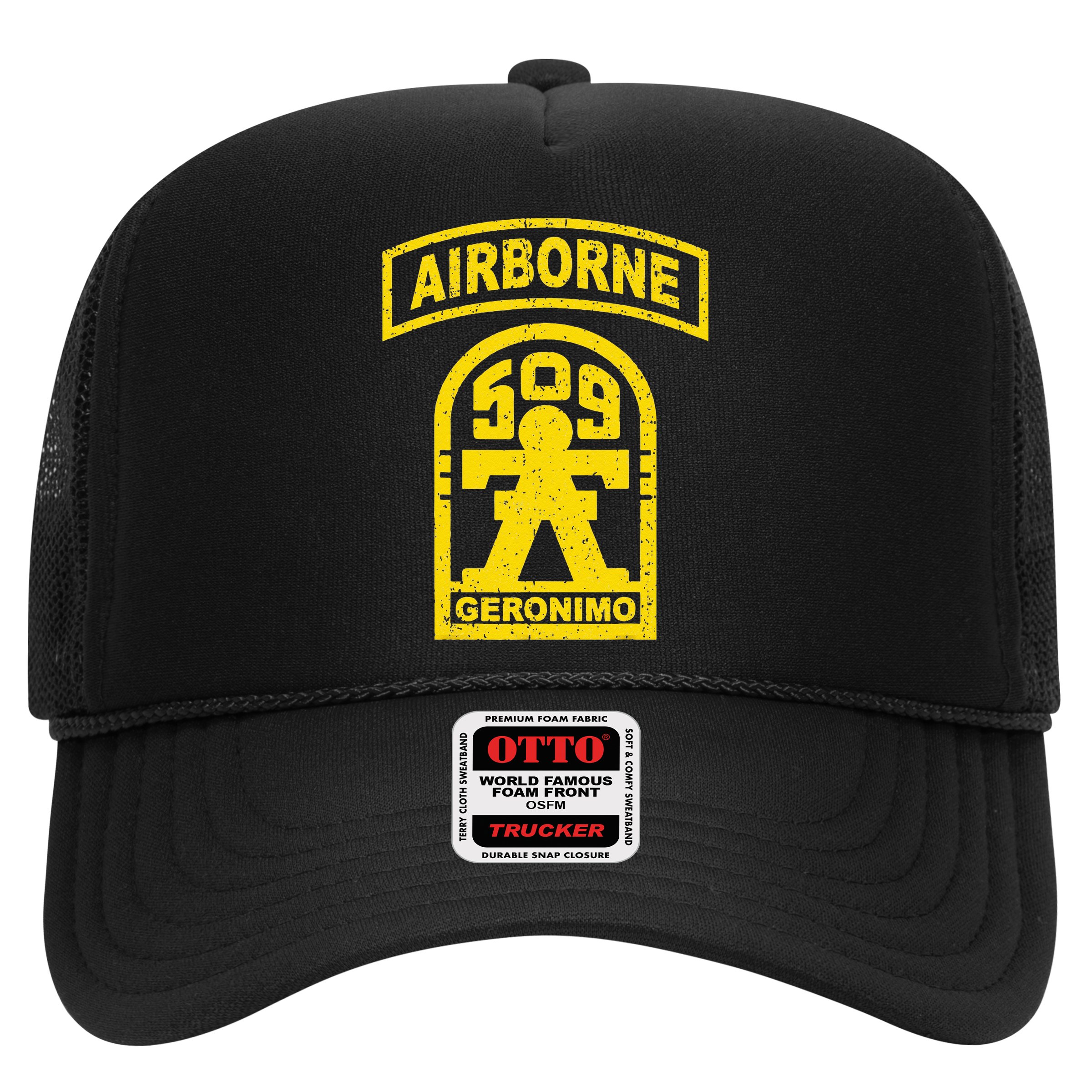 Vintage Mod 1 Geronimo 509th Airborne Parachute Infantry Hat