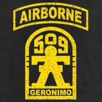 Vintage Mod 1 Geronimo 509th Airborne Parachute Infantry Hat