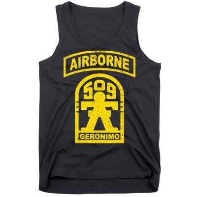 Vintage Mod 1 Geronimo 509th Airborne Parachute Infantry Tank Top