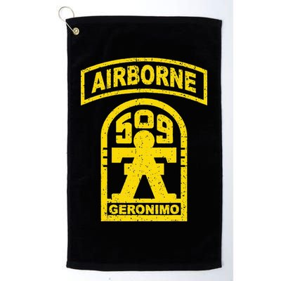 Vintage Mod 1 Geronimo 509th Airborne Parachute Infantry Golf Towel