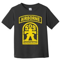 Vintage Mod 1 Geronimo 509th Airborne Parachute Infantry Toddler T-Shirt
