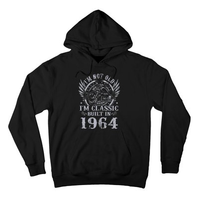 Vintage Motorcycle 1964 Birthday 60th Biker 60 Years Old Hoodie