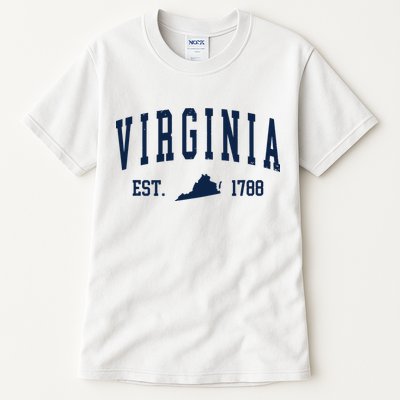 Virginia Map 1788 Vintage Souvenirs Virginia Tall T-Shirt