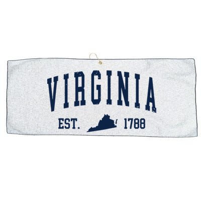 Virginia Map 1788 Vintage Souvenirs Virginia Large Microfiber Waffle Golf Towel