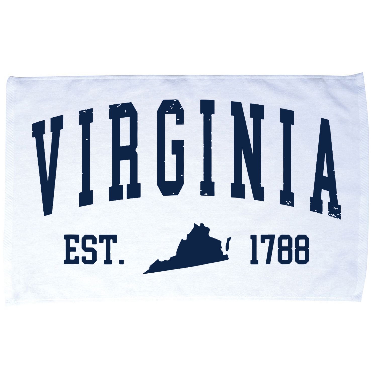 Virginia Map 1788 Vintage Souvenirs Virginia Microfiber Hand Towel