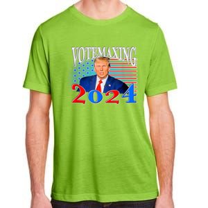 Vote Maxing 2024 Looks Max Funny Adult ChromaSoft Performance T-Shirt