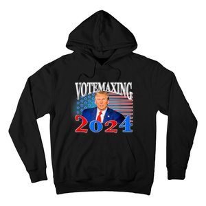 Vote Maxing 2024 Looks Max Funny Hoodie