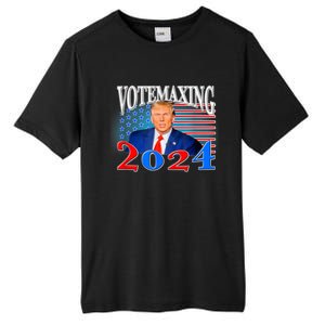 Vote Maxing 2024 Looks Max Funny Tall Fusion ChromaSoft Performance T-Shirt