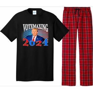 Vote Maxing 2024 Looks Max Funny Pajama Set