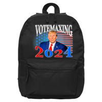 Vote Maxing 2024 Looks Max Funny 16 in Basic Backpack