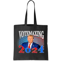 Vote Maxing 2024 Looks Max Funny Tote Bag