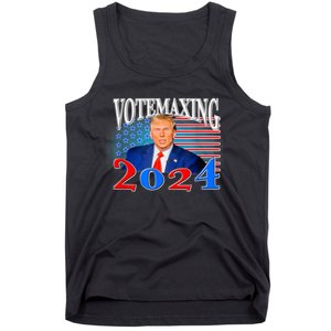 Vote Maxing 2024 Looks Max Funny Tank Top