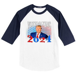 Vote Maxing 2024 Looks Max Funny Baseball Sleeve Shirt