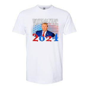 Vote Maxing 2024 Looks Max Funny Softstyle CVC T-Shirt