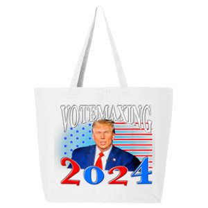 Vote Maxing 2024 Looks Max Funny 25L Jumbo Tote