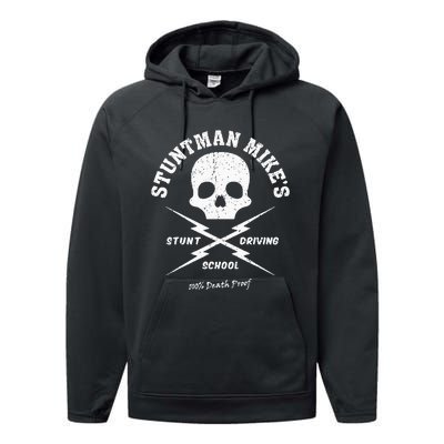 Vintage Mod 5 Death Proof Stuntman Mike Performance Fleece Hoodie