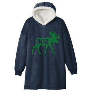 Vermont Moose 802 Vermont Green Mountain State Hooded Wearable Blanket