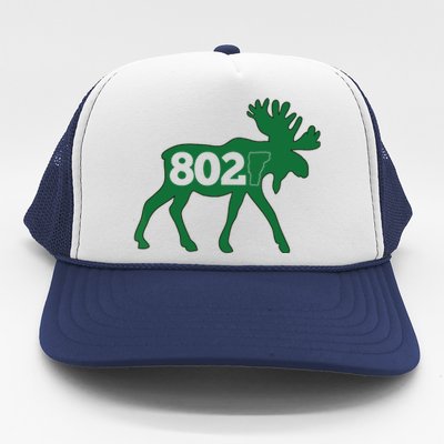 Vermont Moose 802 Vermont Green Mountain State Trucker Hat