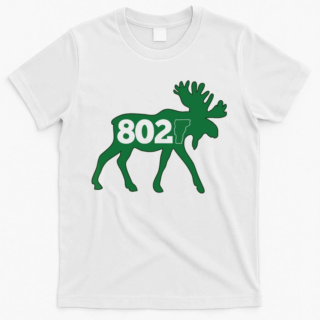Vermont Moose 802 Vermont Green Mountain State T-Shirt