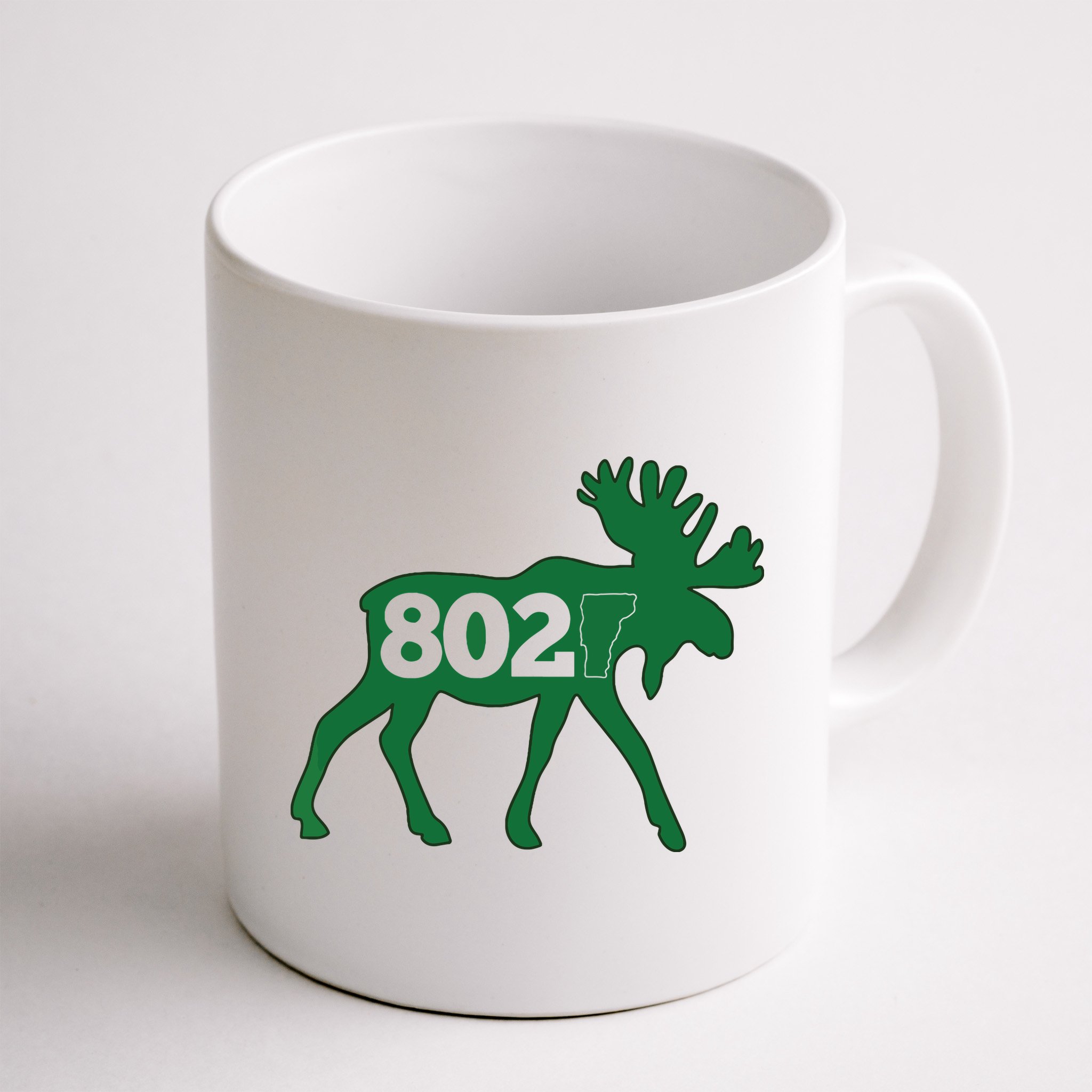 Vermont Moose 802 Vermont Green Mountain State Mug