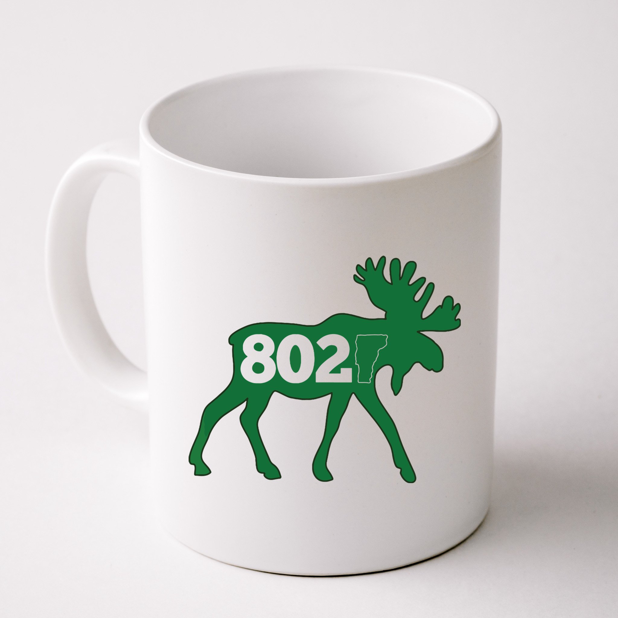 Vermont Moose 802 Vermont Green Mountain State Mug