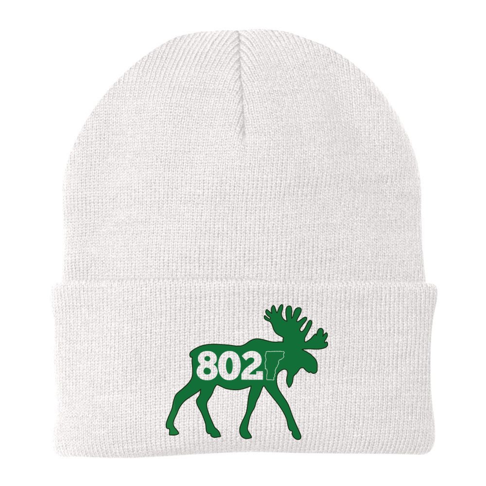 Vermont Moose 802 Vermont Green Mountain State Beanie