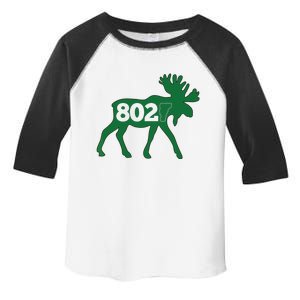 Vermont Moose 802 Vermont Green Mountain State Toddler Fine Jersey T-Shirt