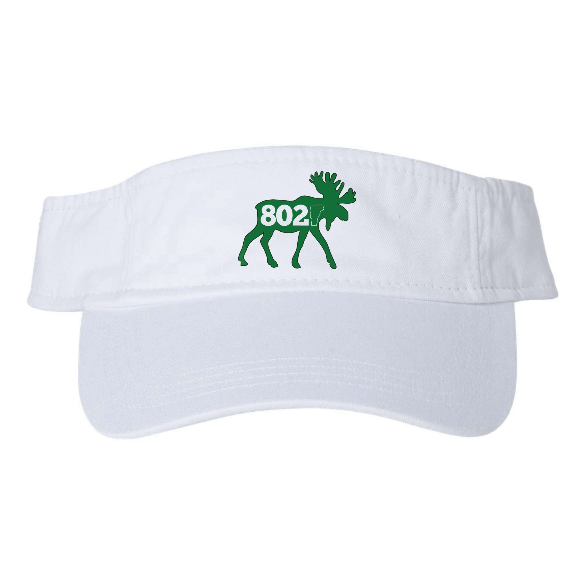 Vermont Moose 802 Vermont Green Mountain State Visor