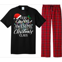 Very Merry Awesome Christmas Claus Pajamas Pajama Set