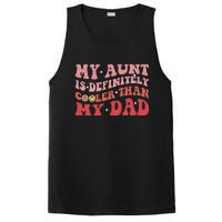 Vintage My Aunt Is Definitely Cooler Than My Dad Funny Aunt PosiCharge Competitor Tank