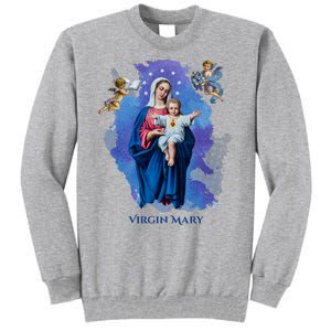 Virgin Mary Angel Religious Gift Art Tall Sweatshirt