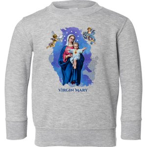 Virgin Mary Angel Religious Gift Art Toddler Sweatshirt