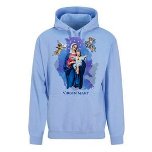 Virgin Mary Angel Religious Gift Art Unisex Surf Hoodie