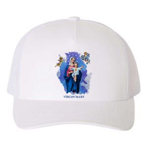 Virgin Mary Angel Religious Gift Art Yupoong Adult 5-Panel Trucker Hat