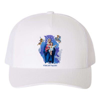 Virgin Mary Angel Religious Gift Art Yupoong Adult 5-Panel Trucker Hat