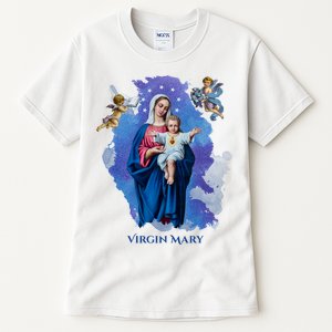 Virgin Mary Angel Religious Gift Art Tall T-Shirt