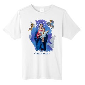 Virgin Mary Angel Religious Gift Art Tall Fusion ChromaSoft Performance T-Shirt