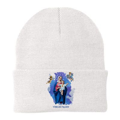 Virgin Mary Angel Religious Gift Art Knit Cap Winter Beanie