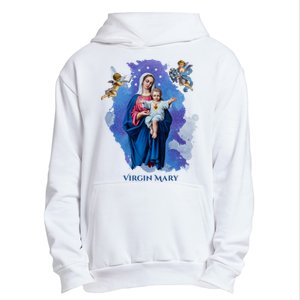 Virgin Mary Angel Religious Gift Art Urban Pullover Hoodie