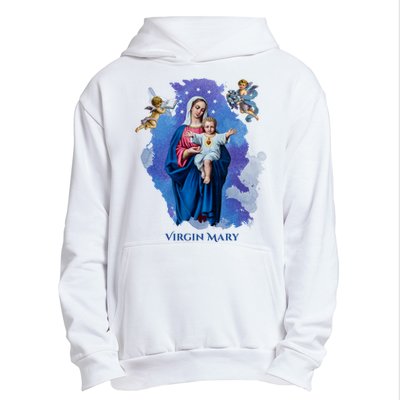 Virgin Mary Angel Religious Gift Art Urban Pullover Hoodie