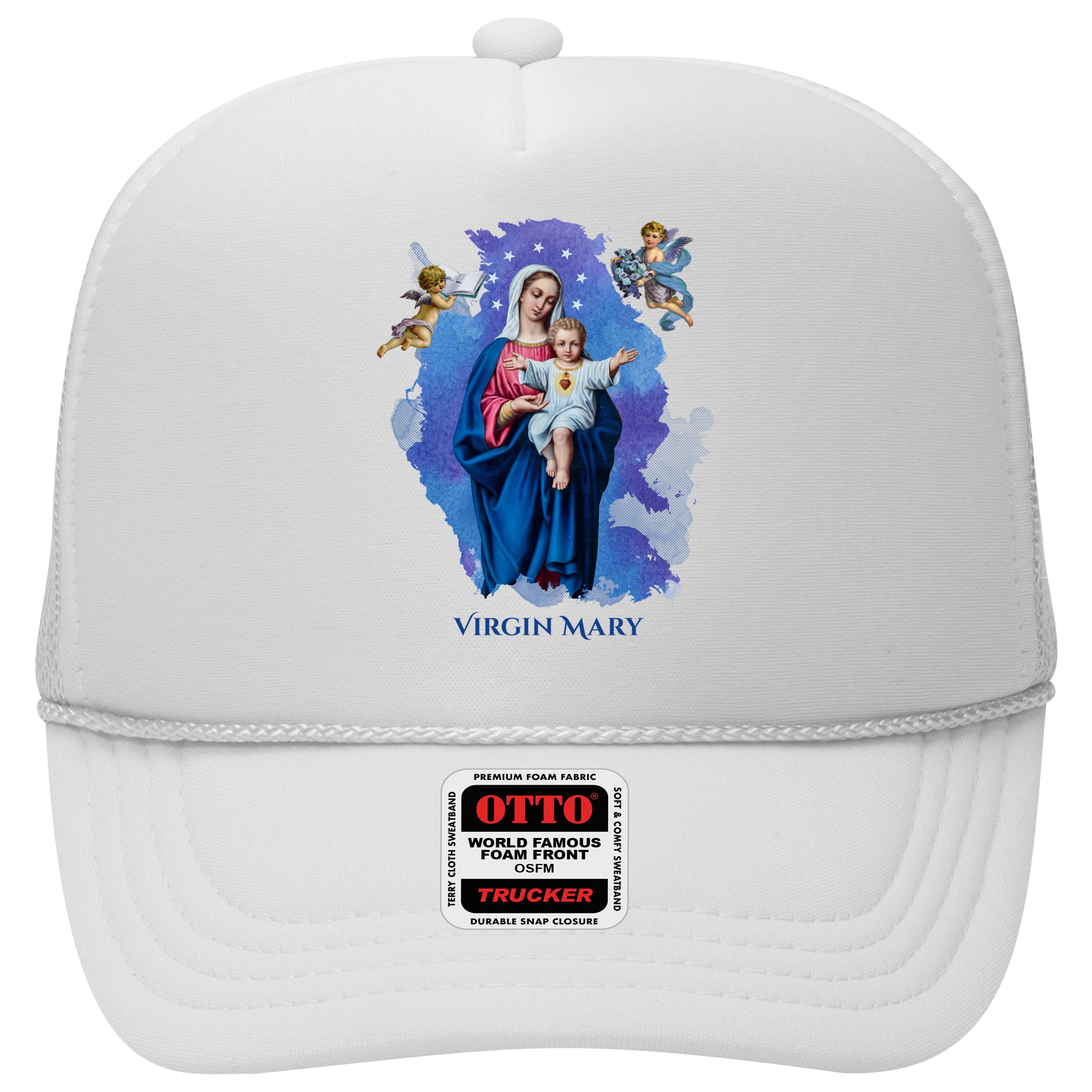 Virgin Mary Angel Religious Gift Art Hat