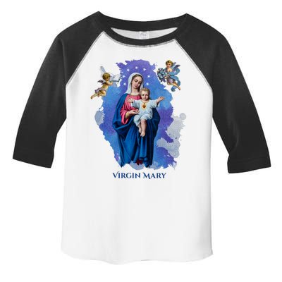 Virgin Mary Angel Religious Gift Art Toddler Fine Jersey T-Shirt