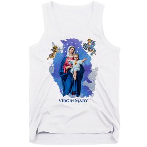 Virgin Mary Angel Religious Gift Art Tank Top