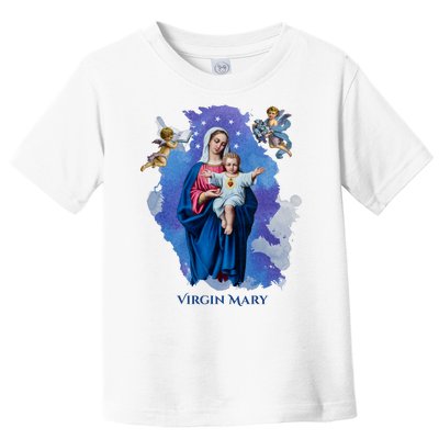 Virgin Mary Angel Religious Gift Art Toddler T-Shirt