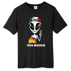 Viva Mexico Alien Cinco De Mayo Mexican Independence Day Tall Fusion ChromaSoft Performance T-Shirt