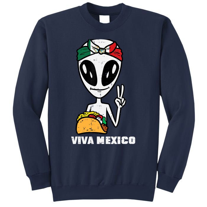 Viva Mexico Alien Cinco De Mayo Mexican Independence Day Sweatshirt