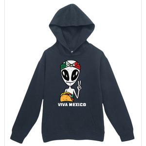 Viva Mexico Alien Cinco De Mayo Mexican Independence Day Urban Pullover Hoodie