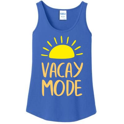 Vacay Mode Awesome Summer Vacation Vibes Cute Gift Ladies Essential Tank